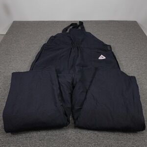 Bulwark Overalls Mens 3XL Long Blue FR Insulated Bib Flame Resistant Workwear